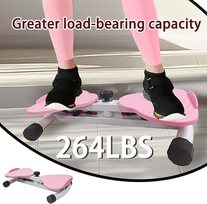 Waist Twister, Ab Muscle Training Machine with 264 lbs, Noise-Free Home Fitness Equipment With Replaceable Resistance Bands, Suitable For Men And Women