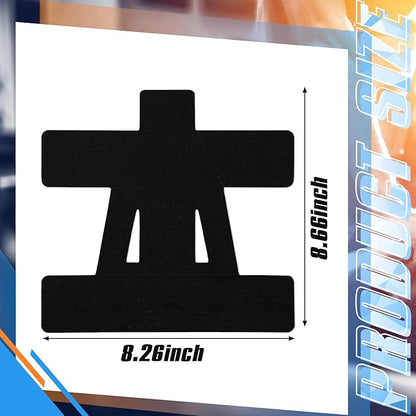 20 Count Kinesiology Tape for Shoulder Pain Relief Pre Cut Sports Waterproof Breathable Enhance Elastic Kinesiology Athletic Tape for Shoulder Support and Muscle Baseball Sports(Black)