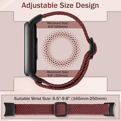 Braided Bands Compatible with Xiaomi Smart Band 10 9 8 Straps for Women Men