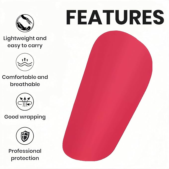 2 Pairs Mini Shin Guards Youth Soccer Tiny Shin Protective Pads Small Shin Guards Miniature Shin Pads Professional Protection for Soccer Players Kids Teenagers