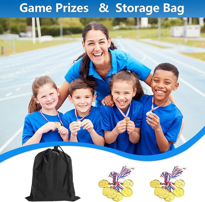 Outdoor Games Tug of War Rope for Kids and Adults, Field Day Family Reunion Birthday Party Games, Outside Lawn Games, Camping Picnic Carnival Games, Team Building Activities