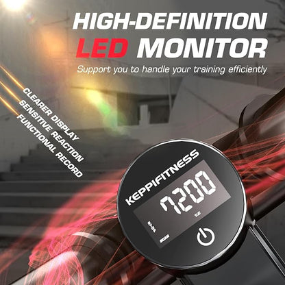 KeppiFitness Steppers for Exercise at Home, Stair Stepper with Resistance Bands for Home Cardio Exercise - FITSTEP Series