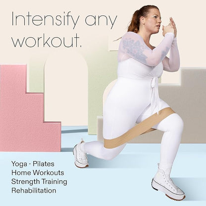 Bala Booty Bands Resistance Bands for Women & Men - Elastic Exercise Bands for Working Out - Wrist, Ankle, Legs & Booty Bands - Workout Resistance Bands for Yoga, Pilates, Strength Training