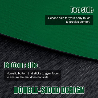 Woanger 12 x 2.5 Ft Long Jump Mat Sports Broad Jump Measurement Mat Hash Marks Carpeted Non Slip