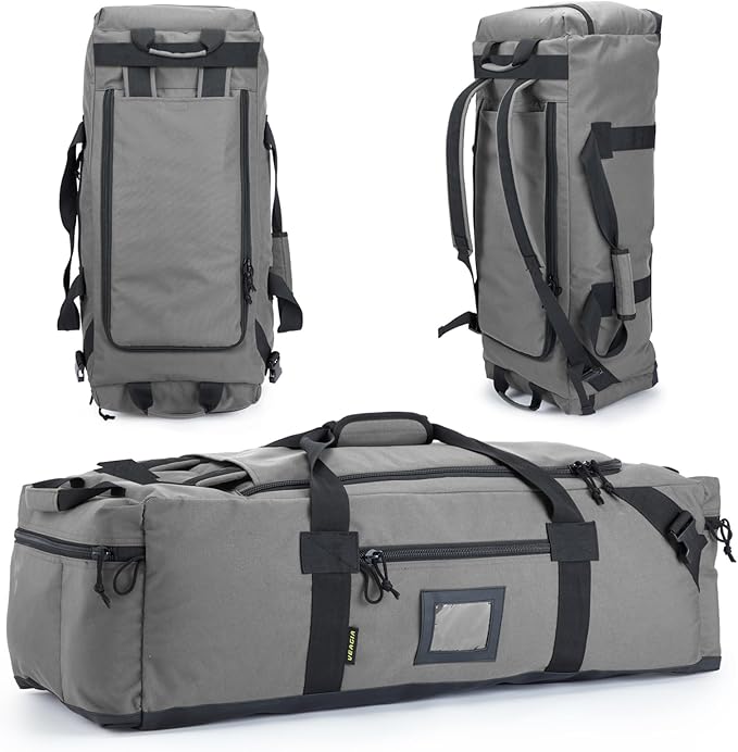 86l Large Duffel Bag For Travel, Gym & Sports - Water Repellent Polyester, Hidden Straps, Shoe Compartment - Perfect Luggage Duffle Bag Or Backpack For Men & Women