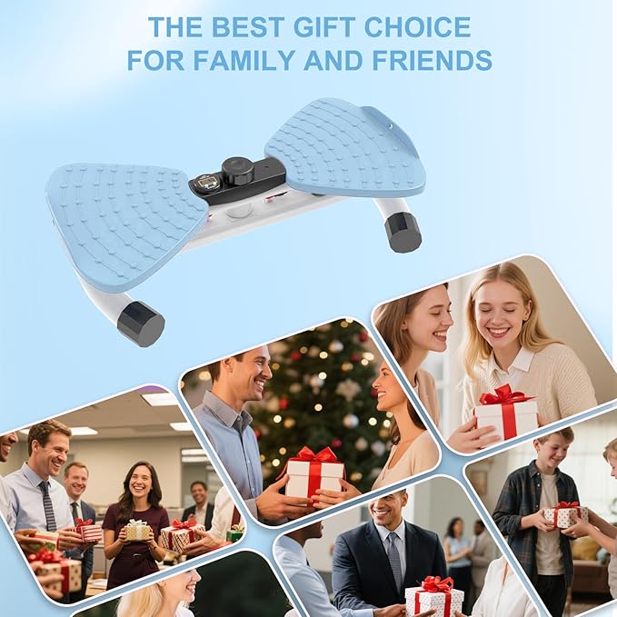 renZEC Waist Twister Machine, Adjustable Exercise Twist Board for Women Men, Noiseless Ab Twister for Home Gym Equipment, 330 lbs Capacity | Track Time, Reps, Calories with Digital Display