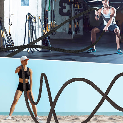 Battle Rope 40FT Battle Rope for Exercise Workout Rope Exercise Rope Battle Ropes for Home Gym