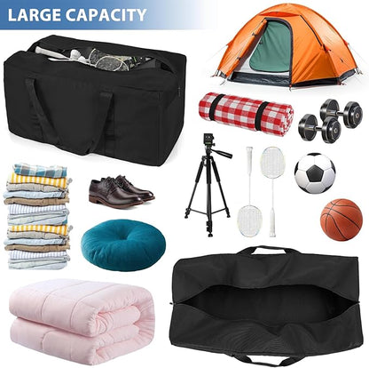 100L Large Travel Duffle Bag, Gear Bag for Men and Women, Storage Bag Ideal for Overnight Camping and Weekend Getaways