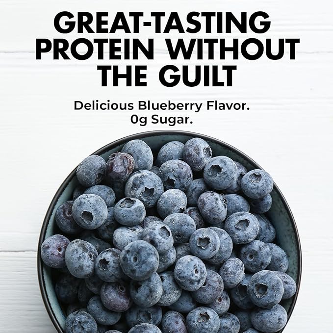 Max Muscle Maxpro Elite Whey Protein Powder | 30g Protein | 0g Sugar | 6.6g BCAAs | Micellar Casein Cold Filtered Whey Isolate Protein | Promotes Muscle Growth & Recovery (Blueberry, 2lb)