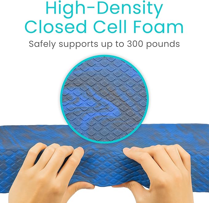 Vive Balance Pad - Foam Large Yoga Mat Trainer for Physical Therapy, Stability Workout, Knee and Ankle Exercise, Strength Training, Rehab - Chair Cushion for Adults, Kids, and Travel