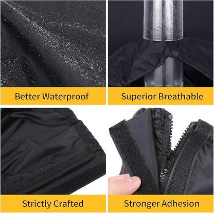 2PCS Gators for Hiking Boots-Gaiters for Hiking, Waterproof, Sandproof and Anti-Mosquito Bites for Muddy Ground, Desert and Garden