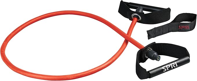 SPRI Xertube Resistance Bands with Handles – All Exercise Cords Sold Separately with Home Gym Workout Fitness Door Anchor Attachment Option