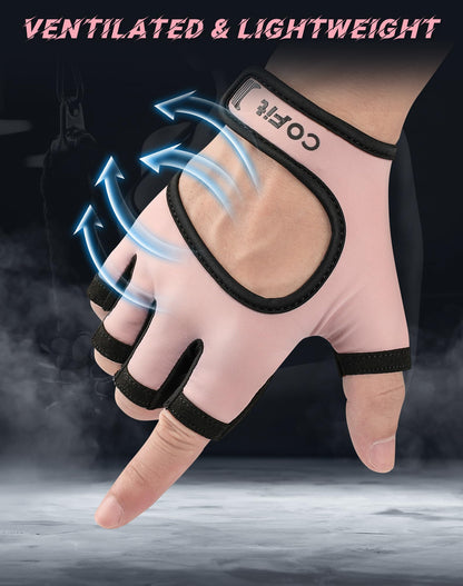 COFIT Breathable Workout Gloves, Antislip Weight Lifting Gym Gloves for Men Women, Superior Grip &