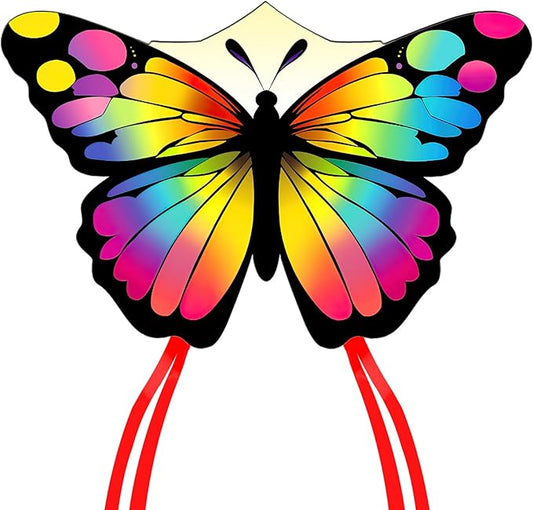 Colorful Butterfly Kites for Kids and Adults, Big Kids Kites Easy to Fly, Beach Kite for