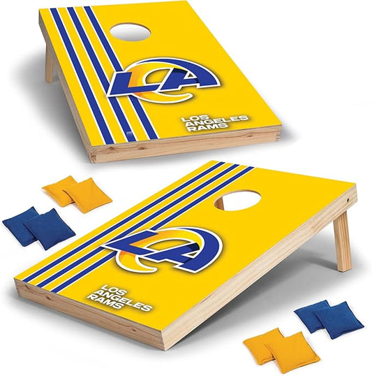 NFL 2' x 3' Solid Wood Cornhole Set with Direct Print HD Team Graphics – Great Gift for Any