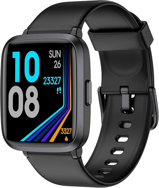 Fitness Tracker, Fitness Watch with Blood Oxygen, Blood Pressure & Heart Rate Monitor, Steps