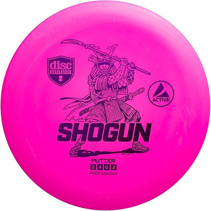 Discmania Disc Golf Starter Set (3 Pack) | Active Line Disc Golf Set for Beginners | Shogun, Maestro & Mentor | Base Plastic, Easy to Throw | Ideal Gift for New Players (Colors May Vary)