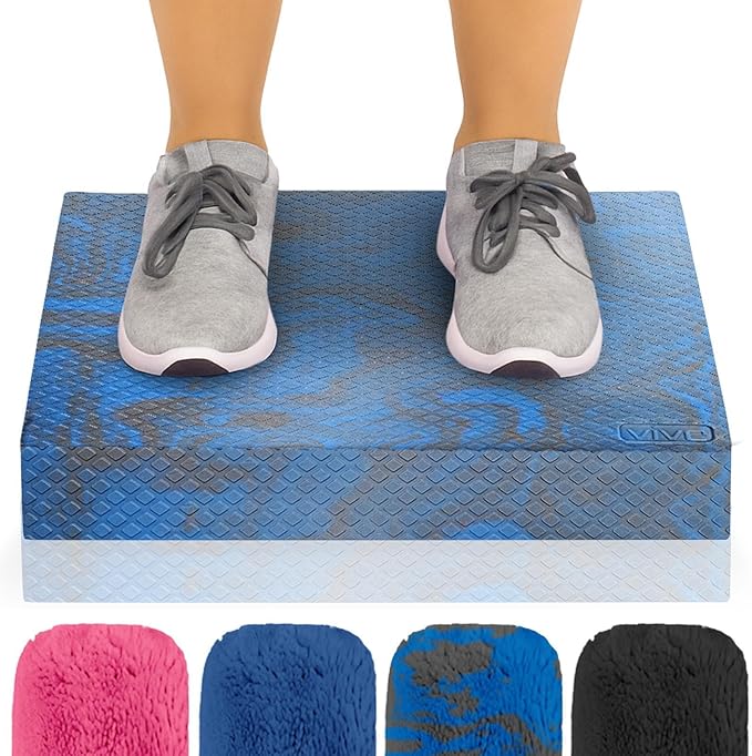 Vive Balance Pad - Foam Large Yoga Mat Trainer for Physical Therapy, Stability Workout, Knee and Ankle Exercise, Strength Training, Rehab - Chair Cushion for Adults, Kids, and Travel