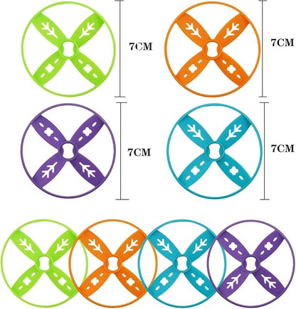 Outside Toys for Kids Ages 4-8, 28 Pack Flying Discs Supplement Set - Compatible with Most Handheld and Foot-Powered Flying Disc Toys, Includes 4 Vibrant Colors, Must-Have for Flying Disc Enthusiasts