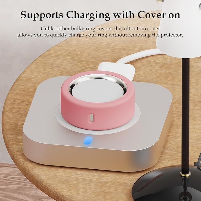 15 Pack Cover Compatible with Oura Ring Gen 4/Gen 3 Horizon/Gen 3 Heritage, Anti-Scratch Silicone Case for Oura Ring Protector for Women Men Working Out Gym, Support Charging with Cover on