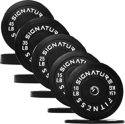 Olympic Bumper Plates Set, 2" Weight Plates for Strength Training & Weightlifting, Paris or Set or Set with Barbell, Multiple Options