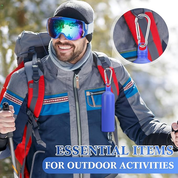 300 Pcs 2" Carabiner Bulk Spring Snap Hooks Bulk Aluminum Alloy Clip Keychain for Hanging Camping Hiking Traveling Fishing Outdoor Activities