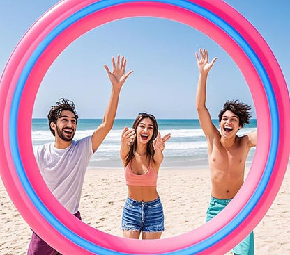 11-inch Flying Ring, 3-Piece Set. A Sports Game for Beach, Backyard, Park, and pet Interaction. Suitable for Soft Flying Discs, The Best Outdoor Throwing Toy.