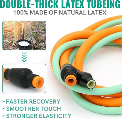 Aihoye Resistance Bands for Working Out, Exercise Bands with Handles, Stretch Bands for Exercise, Workout Bands with Door Anchors for Physical Therapy & Strength Training