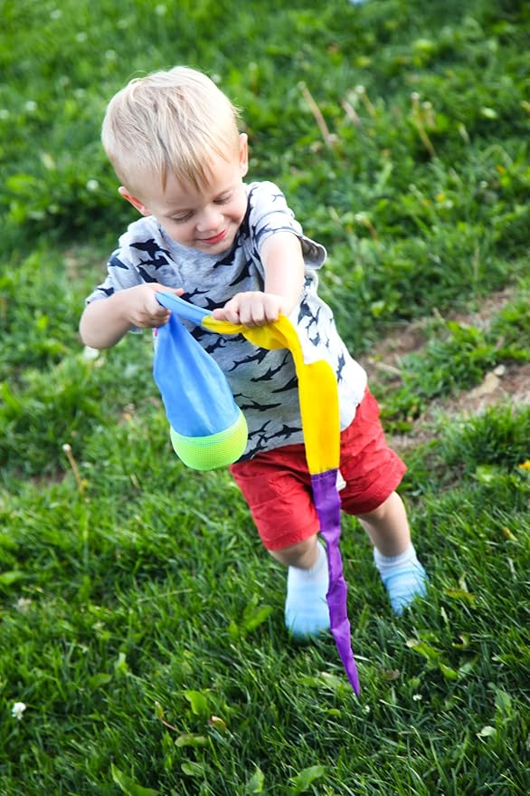 Foxtail Softie - Soft Safe Throw and Catch Ball - Original Toddler-Safe Toy by Cassidy Labs (Ages 3+)