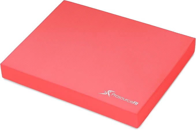 ProsourceFit Exercise Balance Pad ??Non-Slip Cushioned Foam Mat & Knee Pad for Fitness and Stability Training, Yoga, Physical Therapy