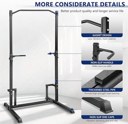 Pull Up Station Pull Up Bar for Home Gym Equipment Dip Station Power Tower Strength Training Fitness Equipment