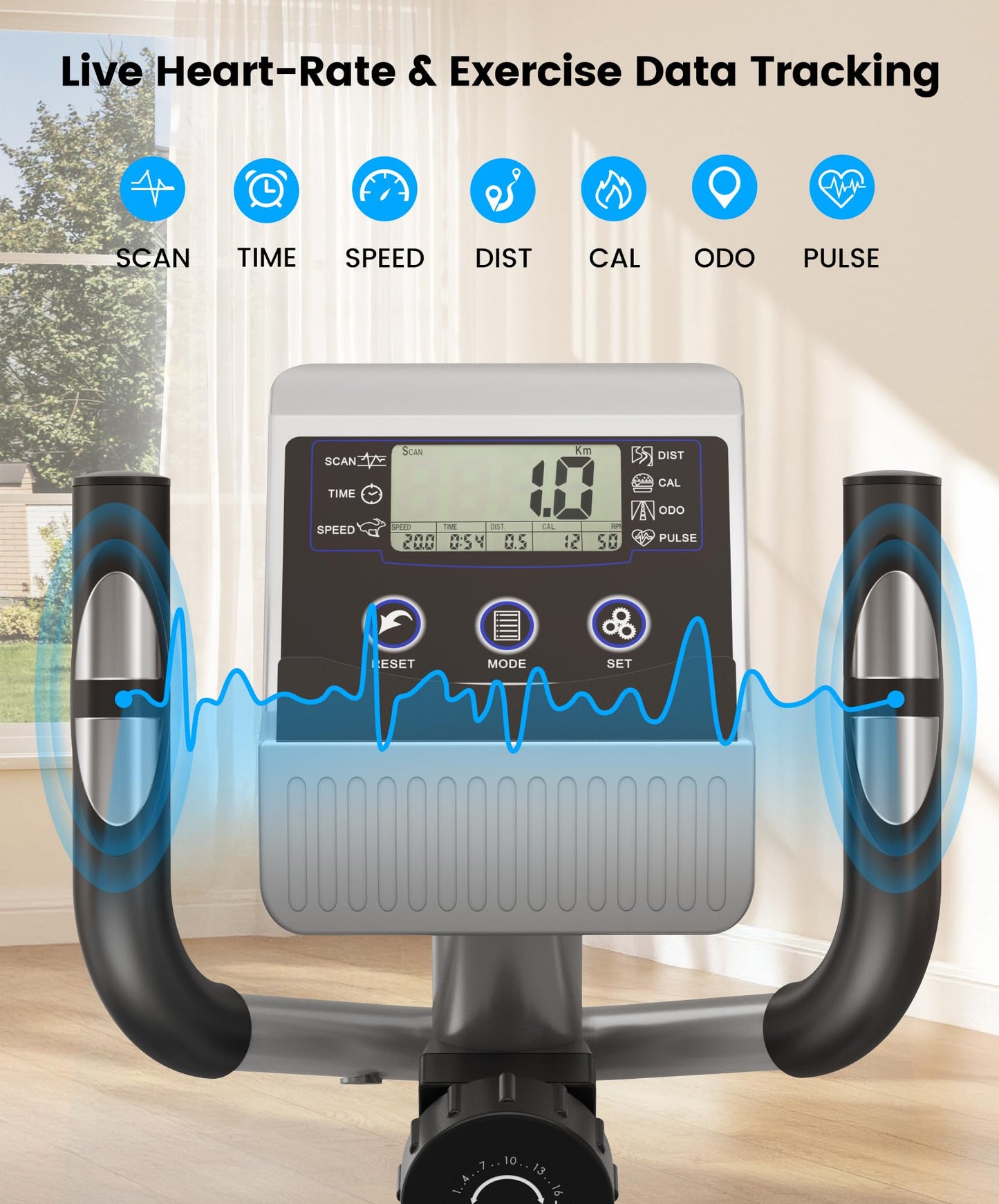 THERUN Elliptical Exercise Machine, Ultra-Quiet Magnetic Machine for Home