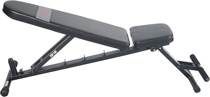 Sunny Health & Fitness Compact Premium Incline Bench Press Bar Rack Set & Optional Leg Extension Developer, Preacher Curl for Solid Strength Training Home Gym