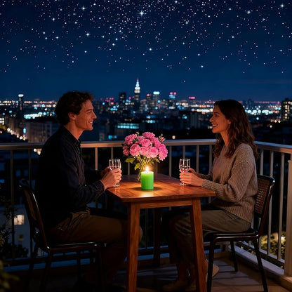 6 Packs Unscented 2.75x4 Inch Light Green Colored Pillar Candles, Non-Toxic Dripless Cylinder Wax Candles for Home Table Holiday Party Spa Decor Emergency Power Outage