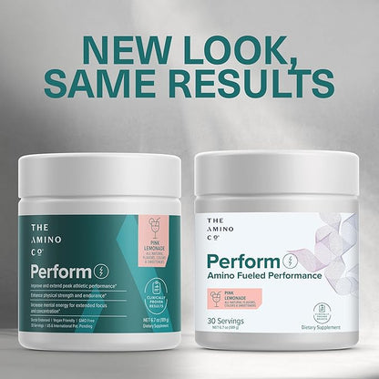 ??Perform Pre-Workout Powder with EAAs, Stevia-Sweetened Energy Support for Men & Women ??Pink Lemonade (6.7 oz)