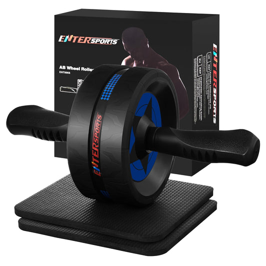 Ab Roller Wheel for Abs Workout - Abdominal Exercise Equipment with 2 Knee Pads for Home Gym, Core
