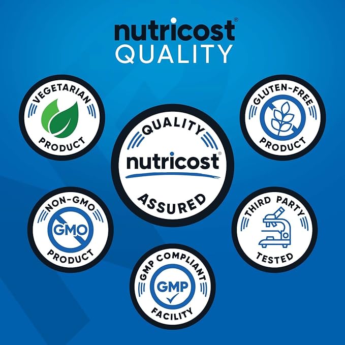Nutricost Creatine Monohydrate Micronized Powder 500G, 5000mg Per Serv (5g) - 100 Servings, 17.9 Oz