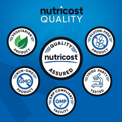 Nutricost Creatine Monohydrate Micronized Powder 500G, 5000mg Per Serv (5g) - 100 Servings, 17.9 Oz