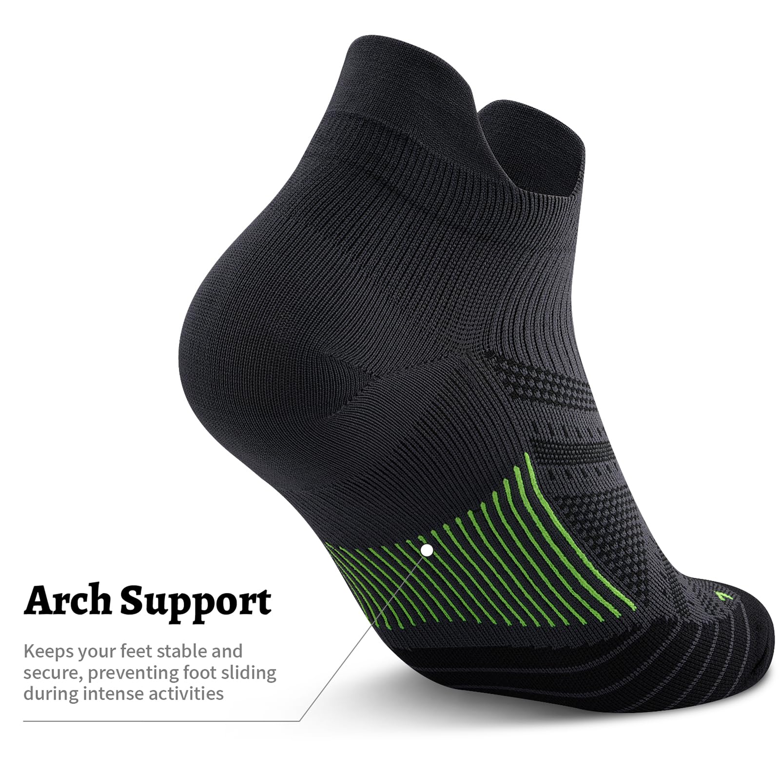 Compression Socks for Men Women Ankle Running Socks for Plantar Fasciitis