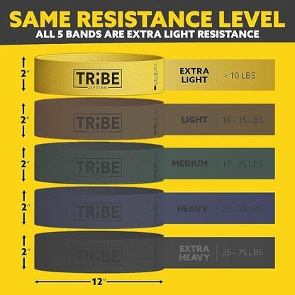 Fabric Resistance Bands for Working Out - Booty Bands for Women and Men - Exercise Bands Resistance Bands Set - Workout Bands Resistance Bands for Legs - Fitness Bands