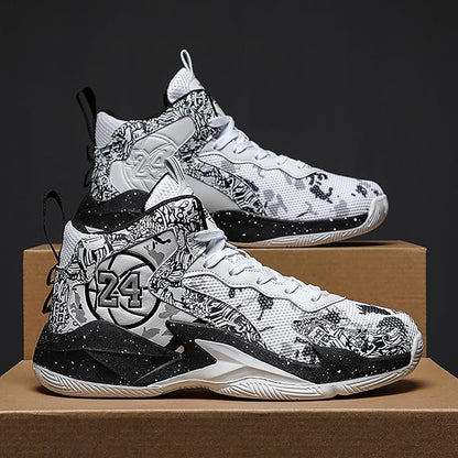 Boys Basketball Shoes Breathable Indoor Athletic Shoes Youth Outdoor Fashion Sneakers Comfortable Basketball Shoes for Girls