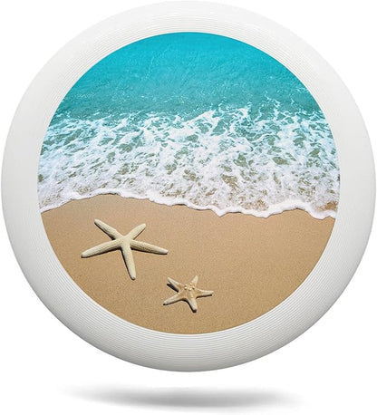 Sun and Snowflake Outdoor Flying Disc Hot and Cold Summer and Winter Element Ultimate Disc 175g for Boys Girls Men Women Birthday Christmas