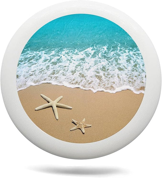 Sun and Snowflake Outdoor Flying Disc Hot and Cold Summer and Winter Element Ultimate Disc 175g for Boys Girls Men Women Birthday Christmas