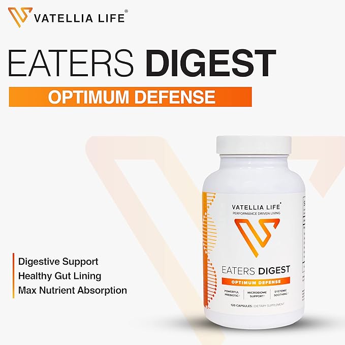 New from Eaters Digest | Prebiotic | Probiotic | Digestive Support | Gut Soothing | Healthy Gut Lining | Max Nutrient Absorption | 120 Capsules (60-Day Supply)