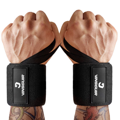 VINSGUIR Wrist Wraps for Weightlifting, [USPA Approved] 21'' Lifting Straps for Wrist Support with