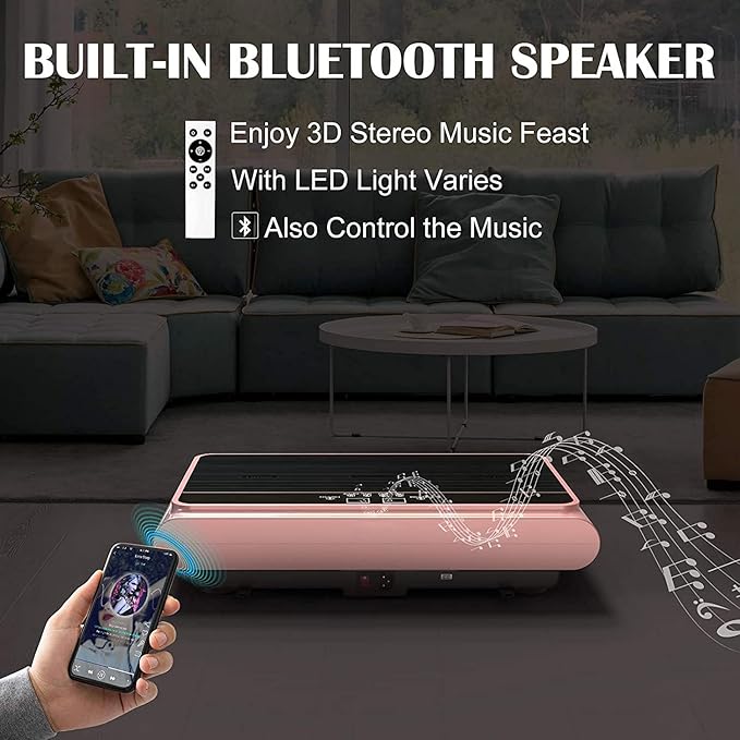 Vibration Plate Exercise Machine - Whole Body Workout Vibration Platform Lymphatic Drainage Machine for Weight Loss Home Fitness with Resistance Bands Remote