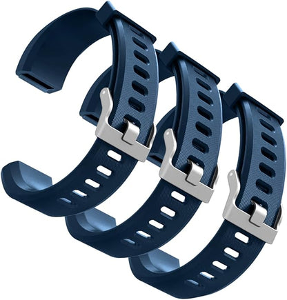 Watch Bands Replacement for ID115plus HR, Very Fit Pro Activity Fitness Tracker Wrist Bands Set, Multicolor Veryfitpro Smart Watch Strap Replacements