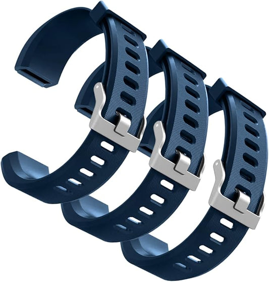 Watch Bands Replacement for ID115plus HR, Very Fit Pro Activity Fitness Tracker Wrist Bands Set, Multicolor Veryfitpro Smart Watch Strap Replacements