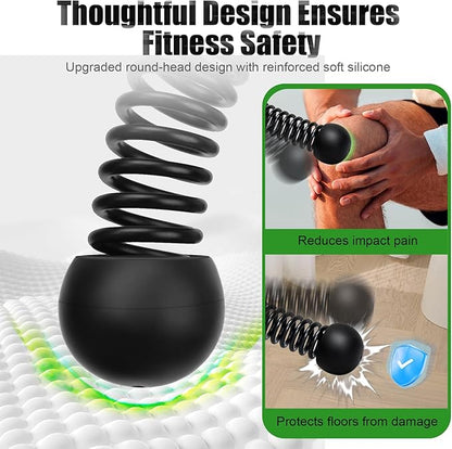 TRELC Upgrade Weighted Ropeless Battle Ropes, 2PCS Cordless Battle Rope for Home Gym, HIIT, Strength, Quiet Portable Training Rope, Workout Ropes Versatile Fitness Equipment for Men Women