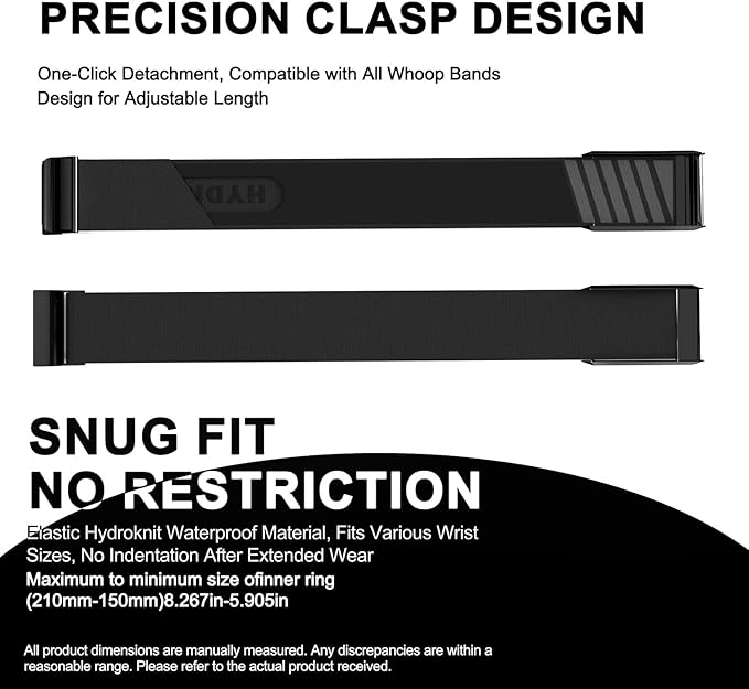 BLAYKE HydroKnit Wrist Band ??Ultimate Comfort, Quick-Dry & Sweat-Wicking, Retains 30% Less Moisture, 4.0 Compatible, Perfect for Sports & Night Swimming